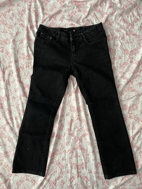 Petite Black Jeans Bedazzled